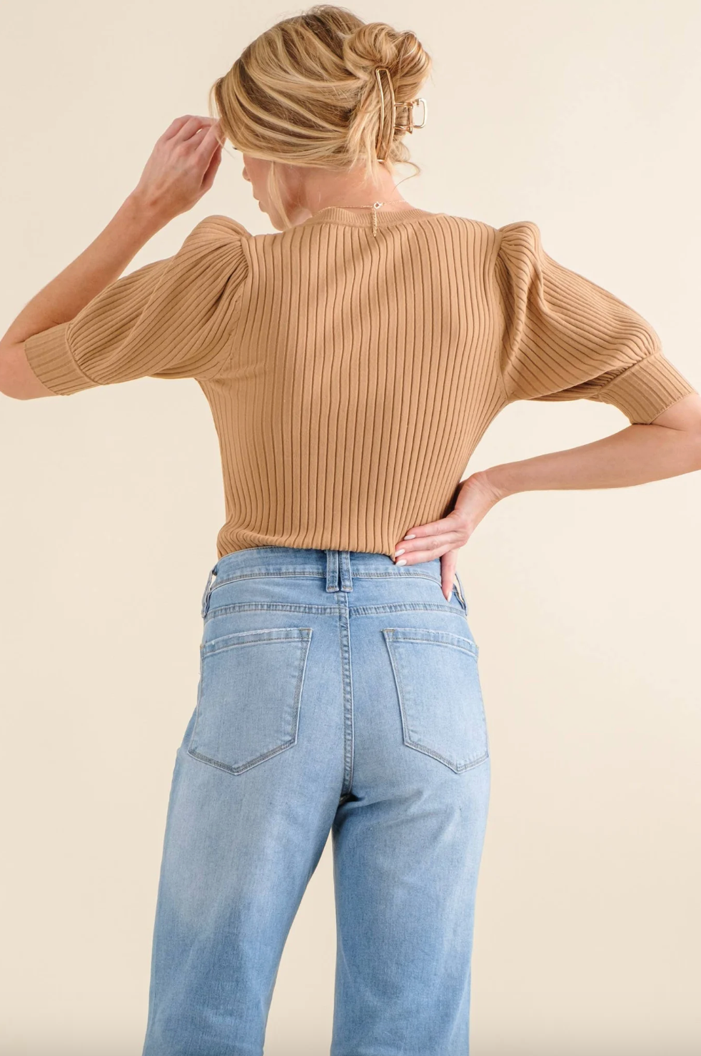 The Simply Chic Taupe Bodysuit