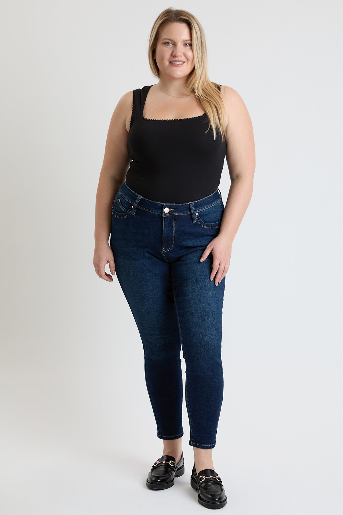 Women's Plus High Rise Curve Confidence Skinny Jeans