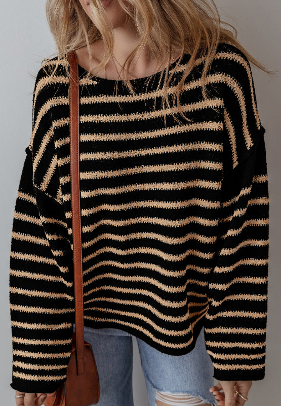 Tell Me Everything Stripe Sweater