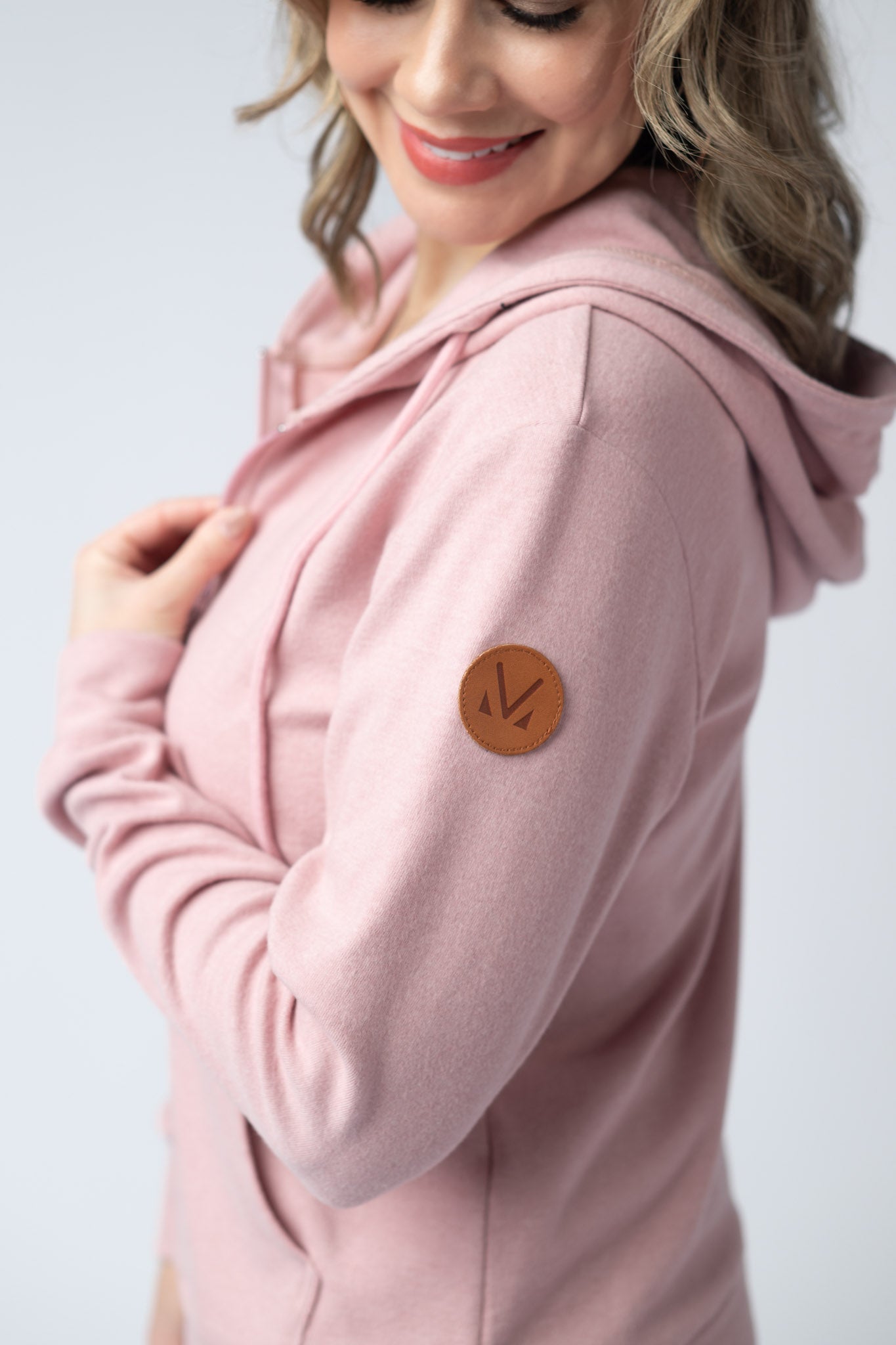 Fullzip Hoodie - Dusty Pink