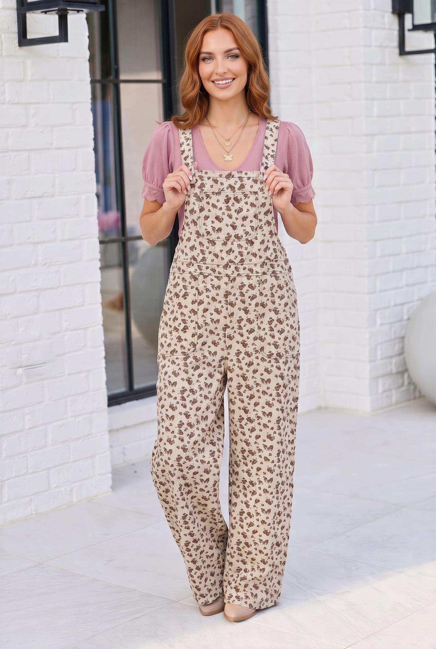 Wildflower Fields Floral Overalls