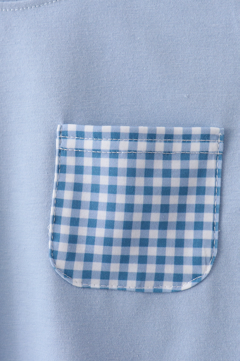 Blue Plaid Set