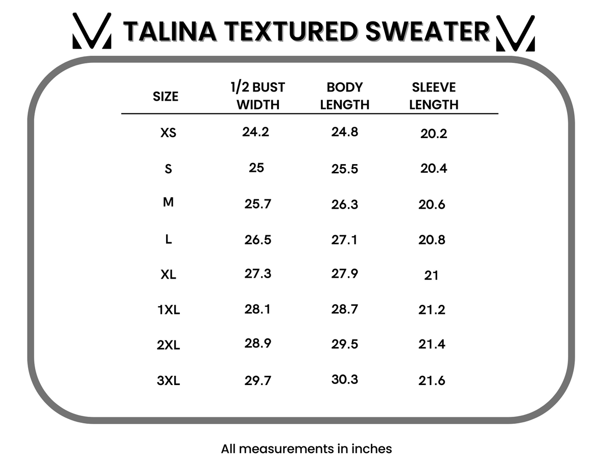 Talina Textured Sweater - Brick FINAL SALE