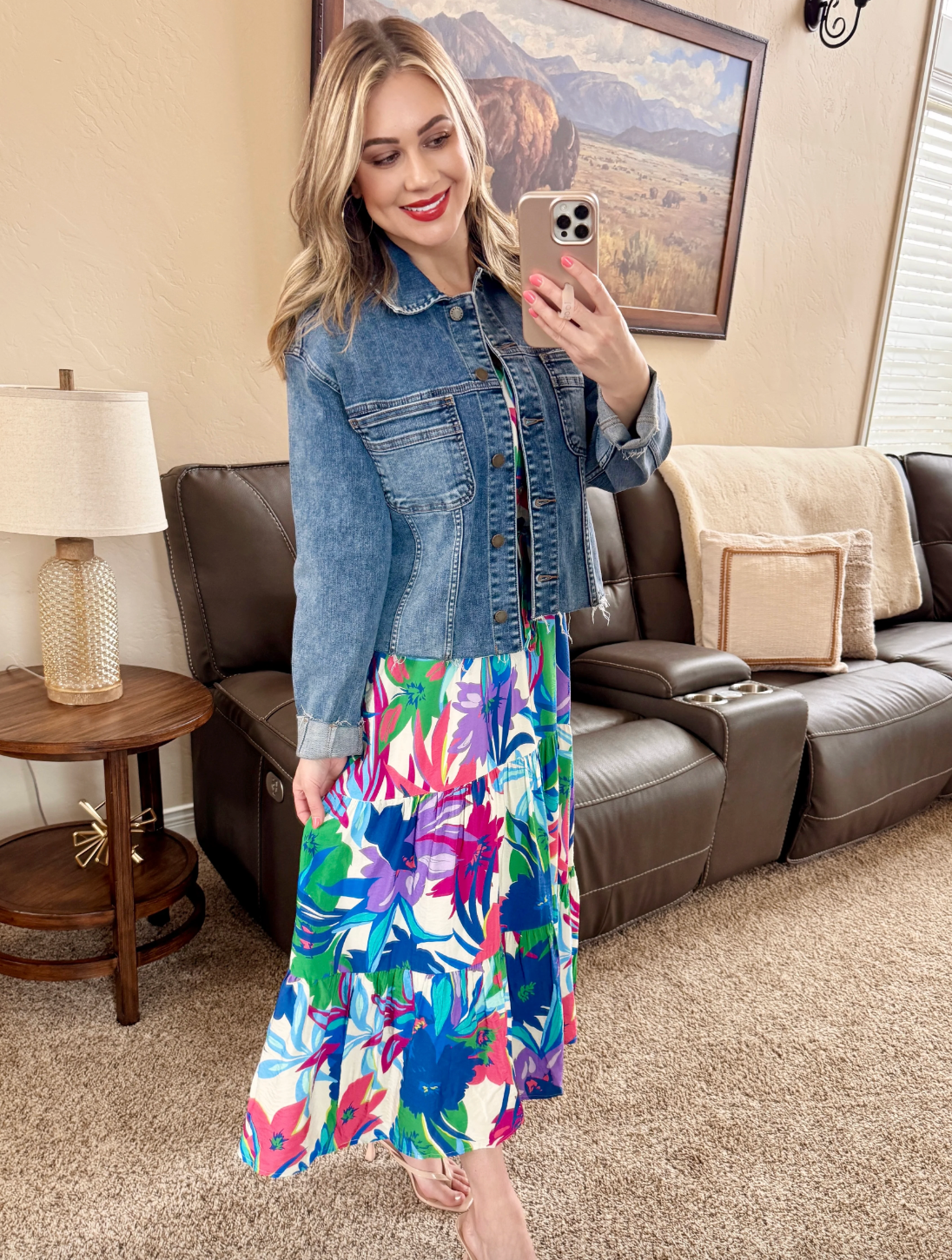 Frayed Hem Denim Jacket