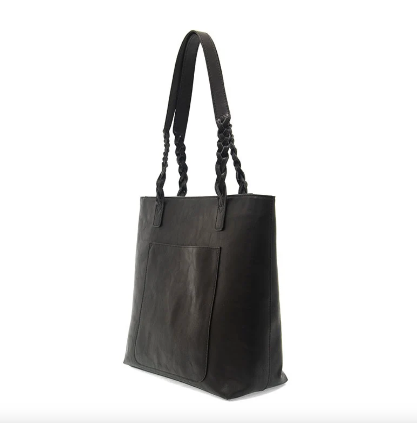 Joy Susan Alex Braided Handle Tote in Black