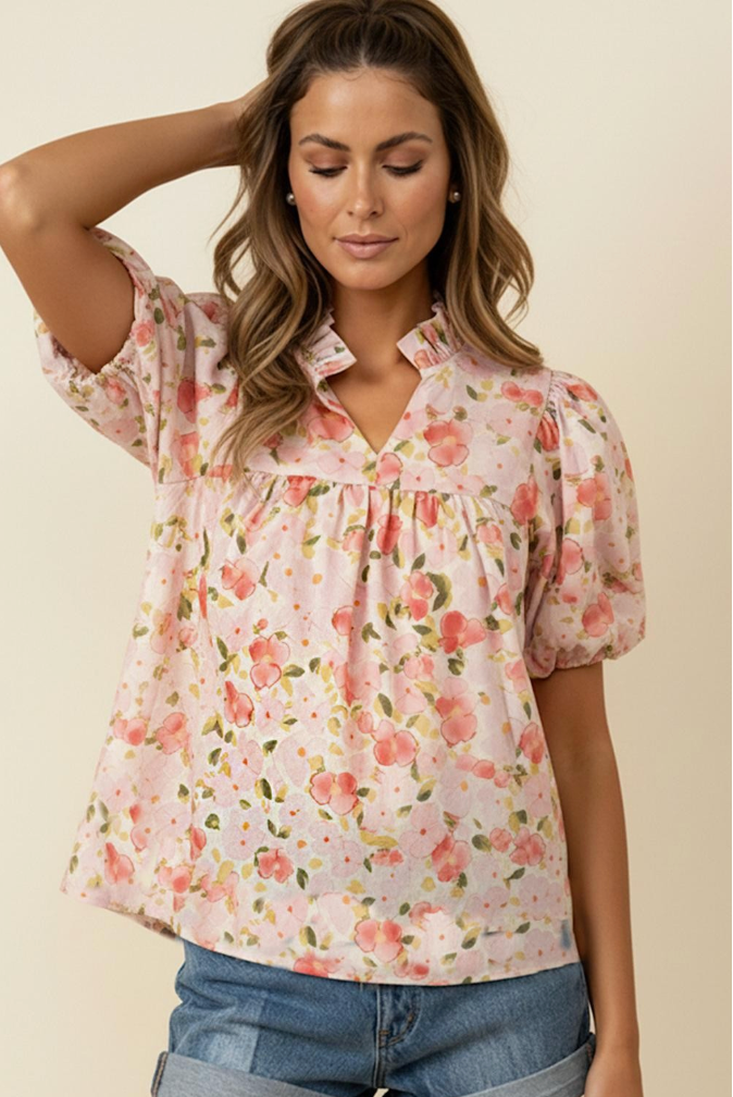 Painted Blossoms Posey Top