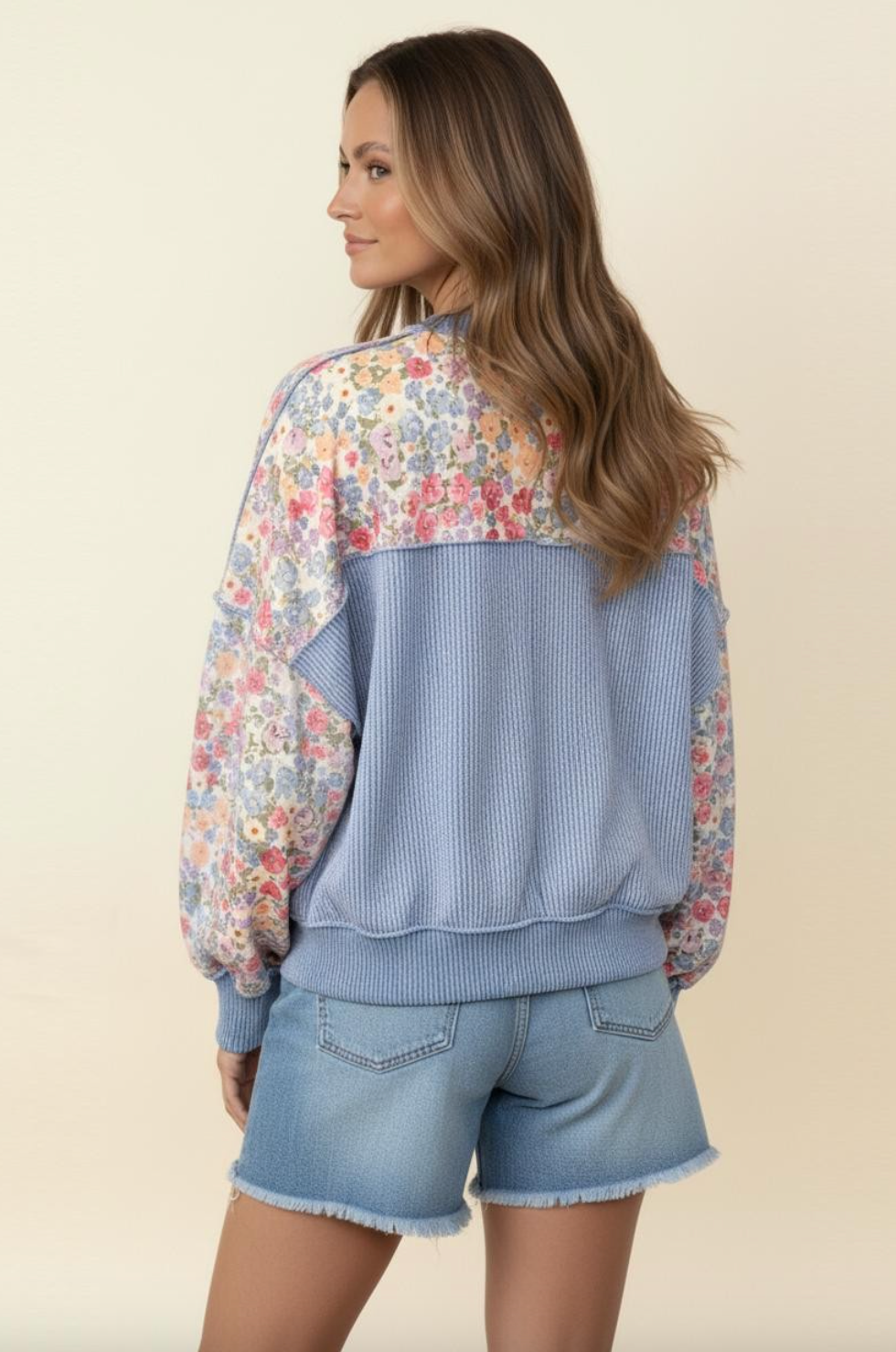 Meadow Breeze Floral Pullover