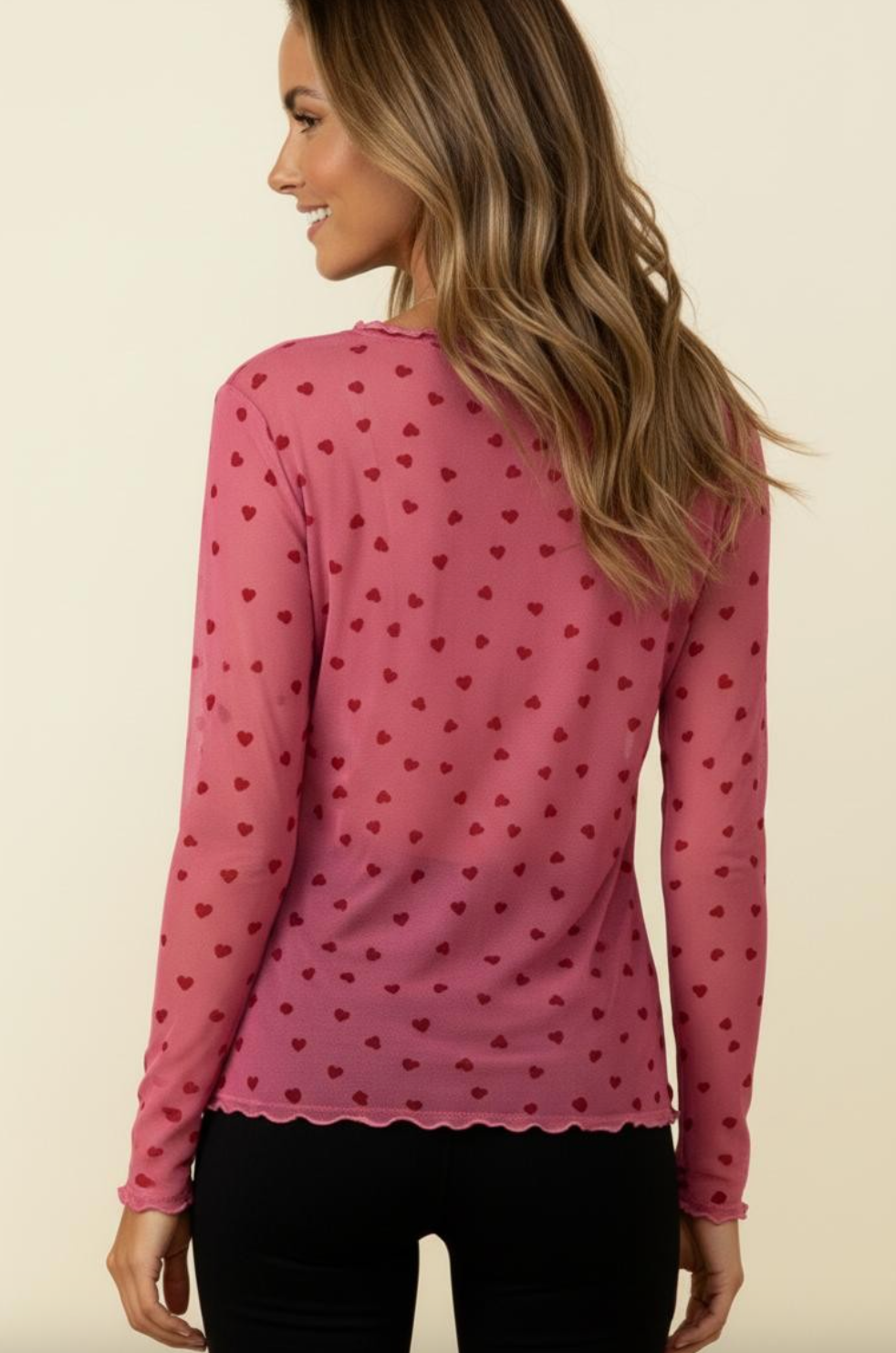 All Heart Mesh Top