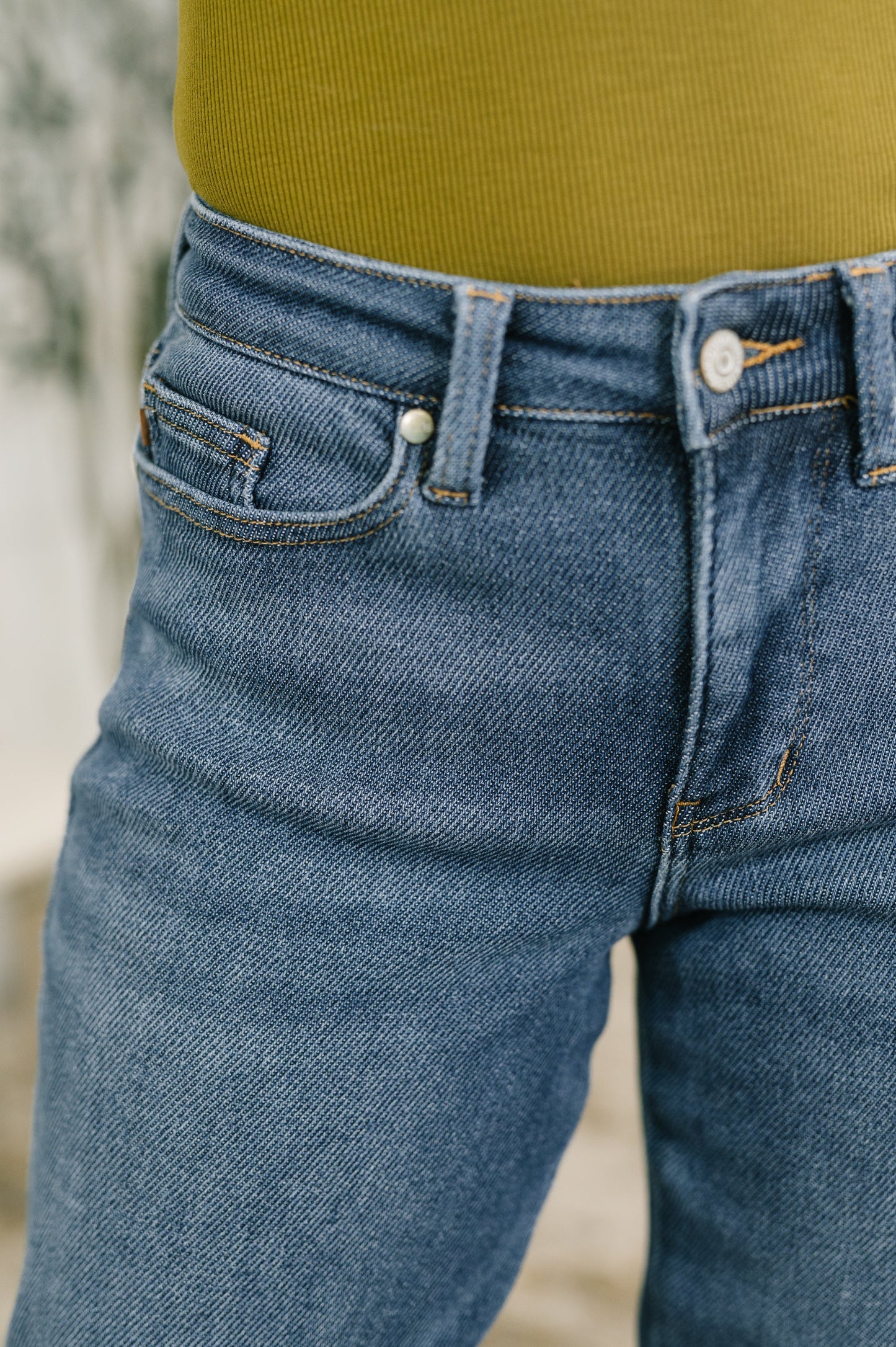 Shane Mid Rise Billie Boyfriend Jean in Dark Cozy Indigo