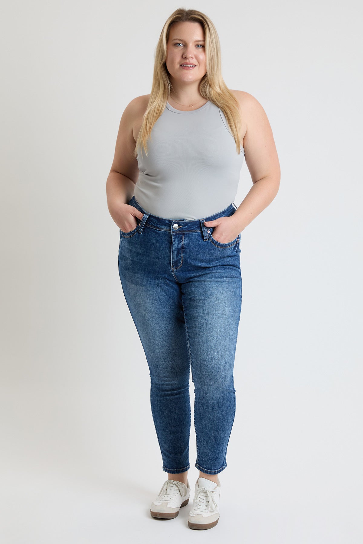 Women's Plus High Rise Curve Confidence  Skinny Jeans